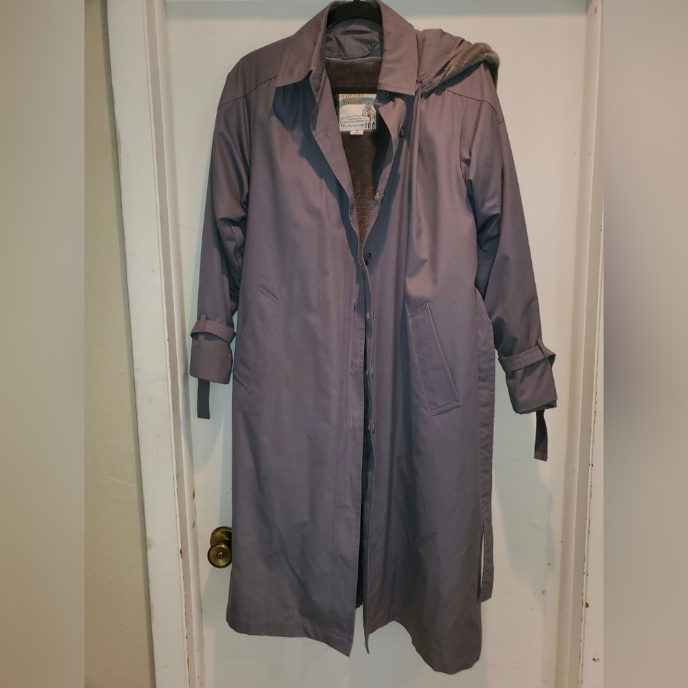 Women's Classic Gray Trench Coat